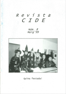 Portada revista CIDE 8