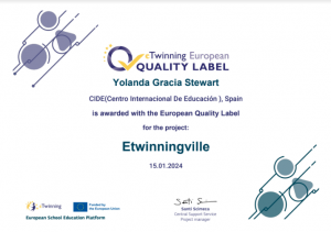 eTwinning European label